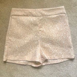 NEW Express Pink & White Mid-Waist Shorts